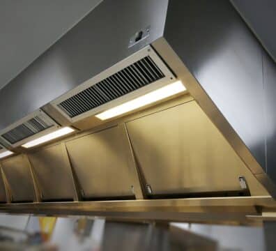 Commercial Kitchen Extractor Fan Ventilation with hood