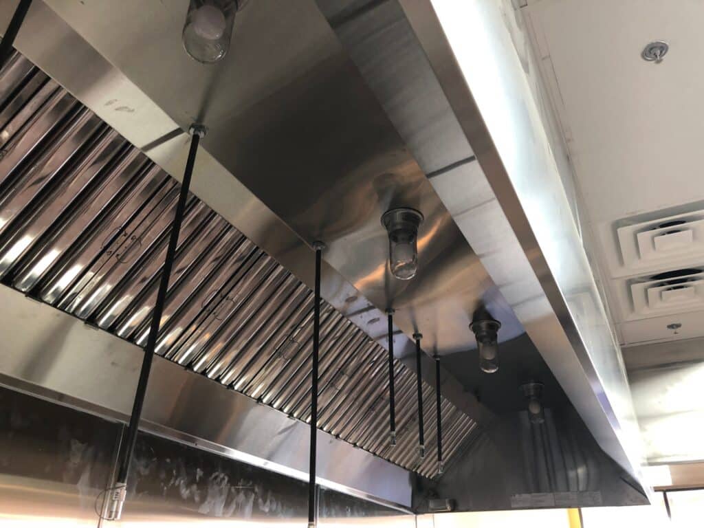 Restaurant kitchen air vent